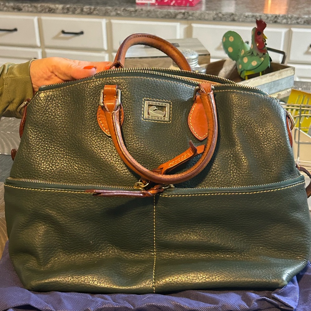 Dooney & Bourke Bag - Gorgeous Green/Tan